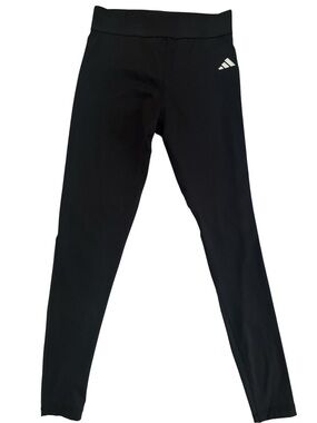 🖤adidas Black Performance Leggings - Size Small - Sheer mesh on back of leg